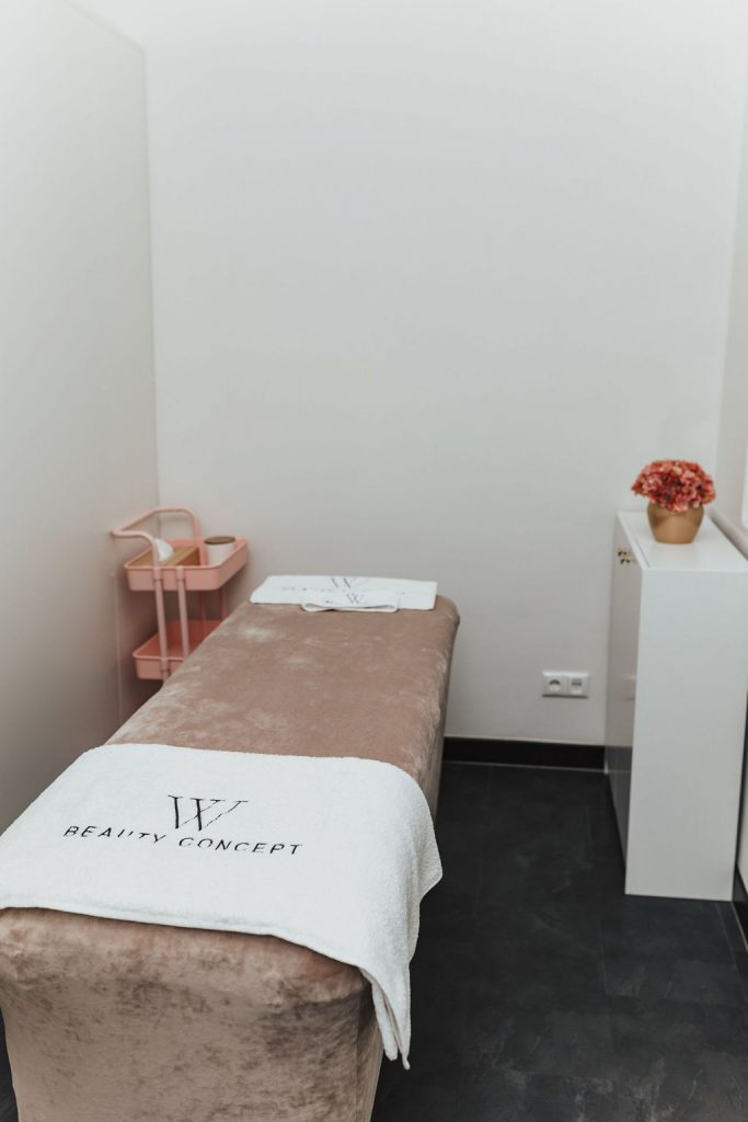 Behandlungskabine bei W Beauty Concept